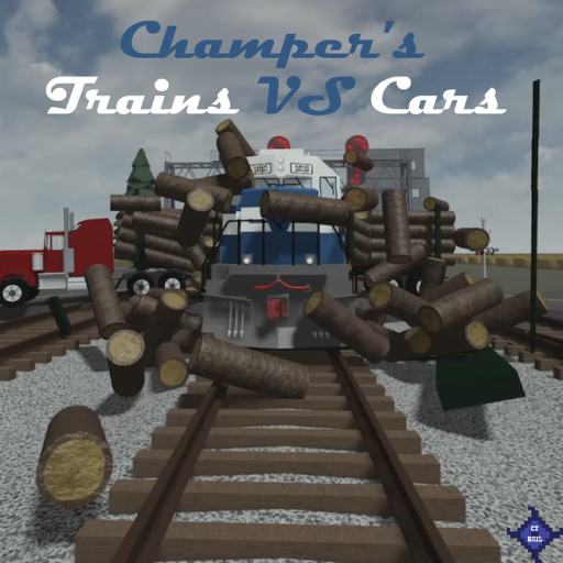 💥Champer's Trains VS Cars💥 official Roblox game thumbnail