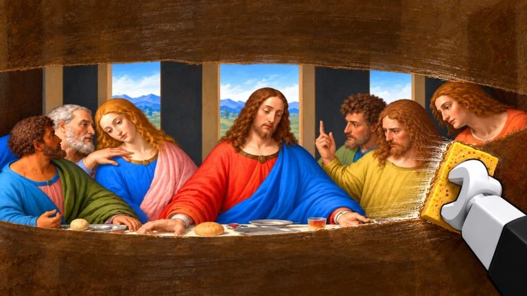 How Clean a Painting works: Clean a Painting screenshot