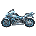 [CYBNW7] Cyber Racing Bike - White Blue Neon
