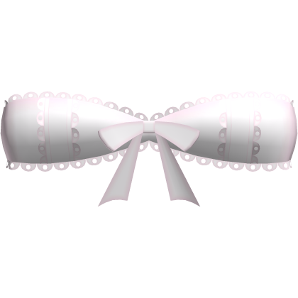 🎀 cutesy bow strapless top