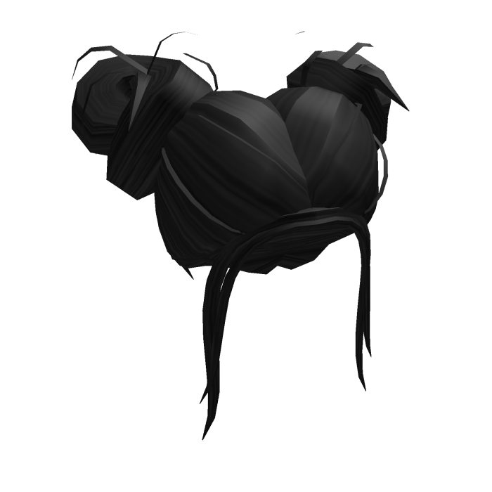 Black Trendy Messy Buns