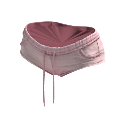 Graphic Micro Sweatshorts (Pink) thumbnail
