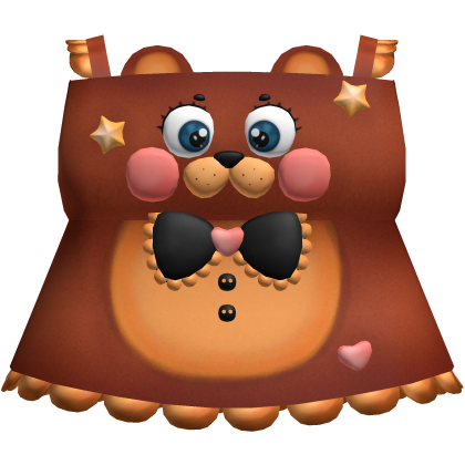 adorable freddy animatronic fnaf bear dress Roblox item