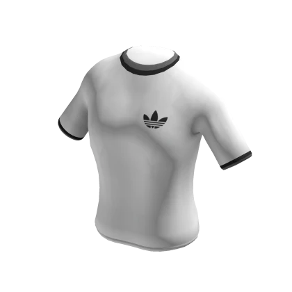 adidas White Black Tee Roblox Item Rolimon s