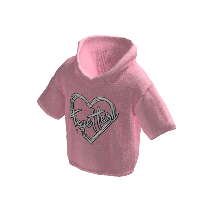 Hoodie T-shirt Pink - Love Couple