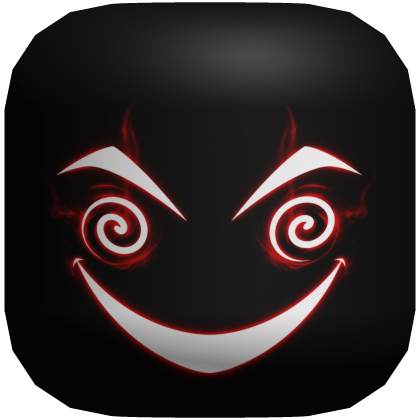 Hypnotic Spiral Demon Smile Face Roblox item