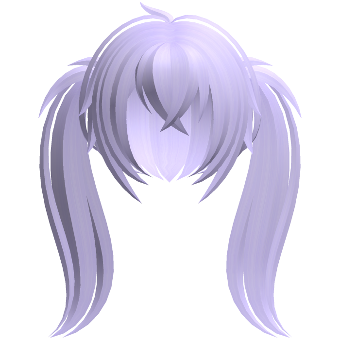 fluffy moe long ponytails purple