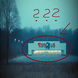 Liminal Space: Toys R Us [STORMY WHEATER]