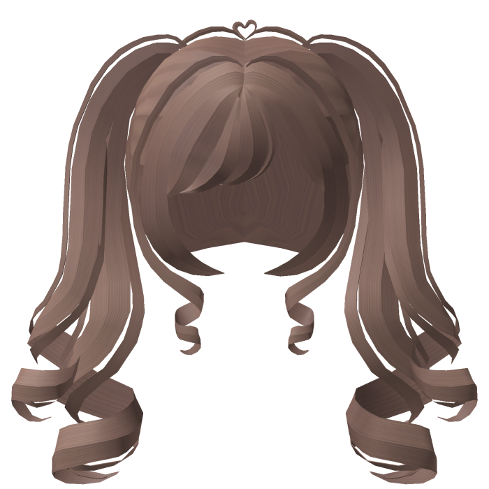 . ‿ ♡ wavy angel double curl pigtails hazel