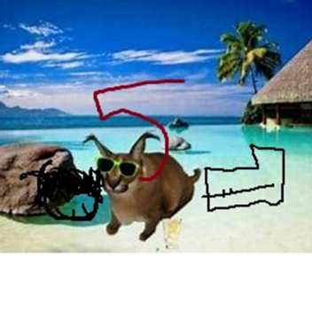 Floppa's scary night