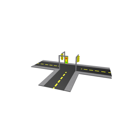 tiny road # ### intersection with traffic lights
