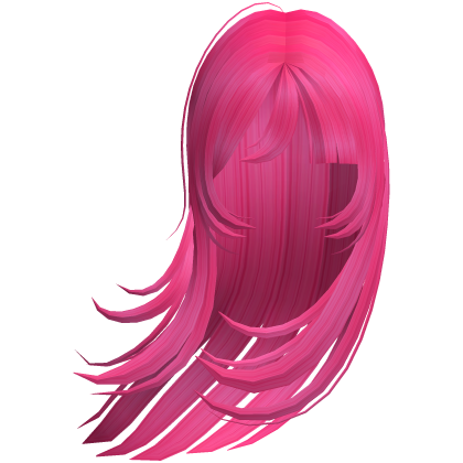 ꒰Hot Pink Windy Wavy Flowy Cute Long Anime Hair꒱ Roblox item