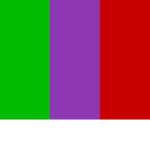 RED GREEN PURPLE.