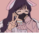 Pink bunny team