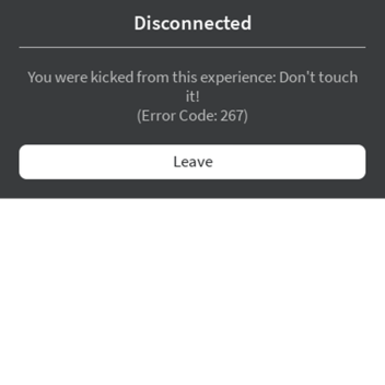 obby but touching the ground kicks you!