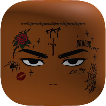 Drip Y2K Rapper Face Tattoos