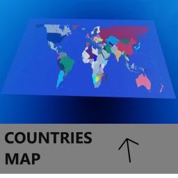 countries map [PVP] icon