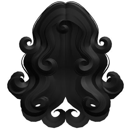 Mermaid Siren Swirls Black