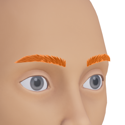Natural Male Eyebrows Ginger