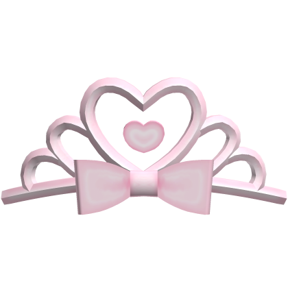 adorable little princess tiara in pink Roblox item