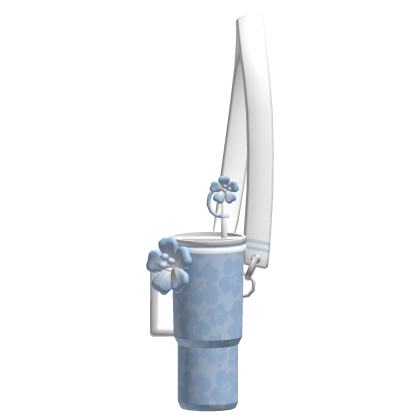 Preppy Light Blue Summer Cup Carrier thumbnail