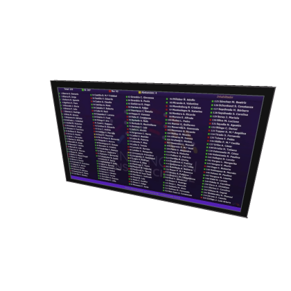 Pantalla de votaciones