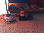 The cool car squat and the gamer