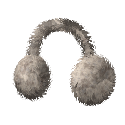 Brown Fur Big Fuzzy Earmuffs