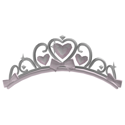 ♡ ┊ cute tiara with bows in pink