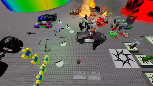 ZOMBIE VS SWAT VS FNF