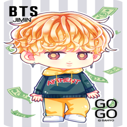 Chibi Jim-in from GOGO Roblox decal