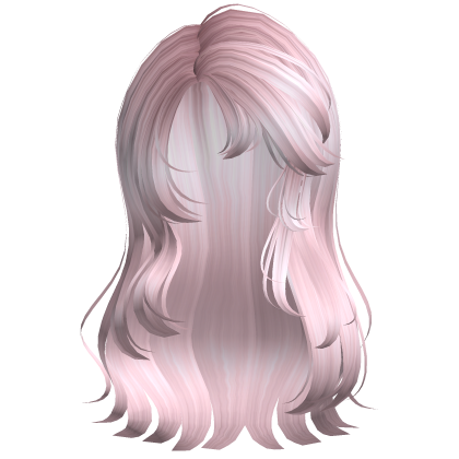 Long Anime Wolfcut Guardian Hair (Pink) Roblox item