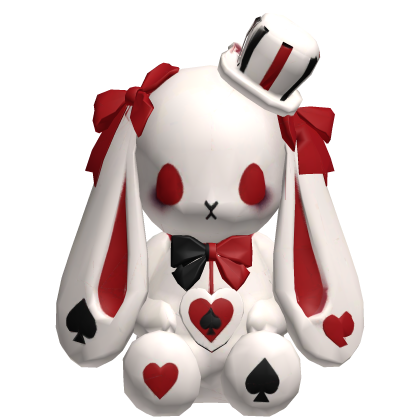 CARD BUNNY PLUSH: Waist Accessory