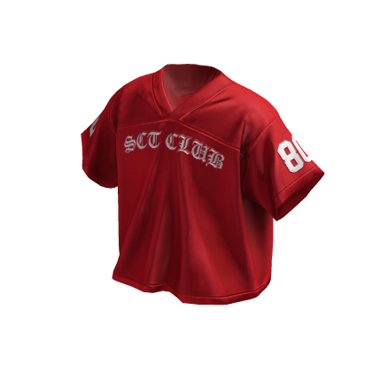 Streetwear Boxy Jersey (Red)