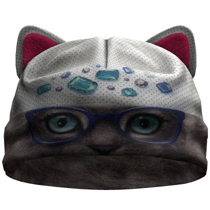 Cat Glasses Beanie Roblox item