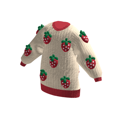 Oversized Cute Strawbery Sweater