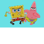 sponge and pat on the run