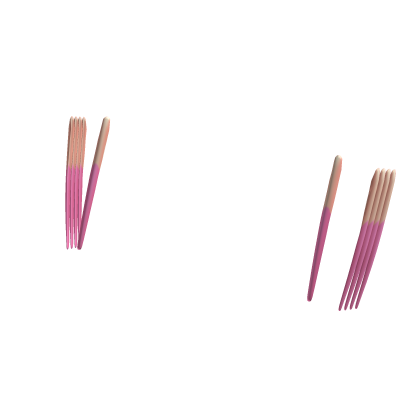 💅Long French Tip Nails - Pink