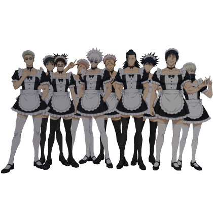 Jujutsu Kaisen Maid (gojo toji yuji megumi...) Roblox item
