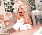 Roblox girl happy slay