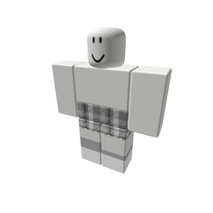 grey plaid matching skirt thumbnail