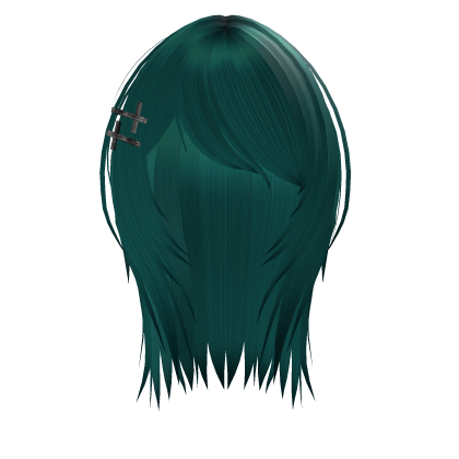Edgy Scene Hair - Turquoise