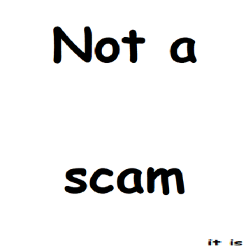 Not a Scam