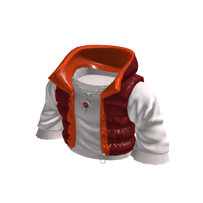 Orange Lined Gillet Jacket