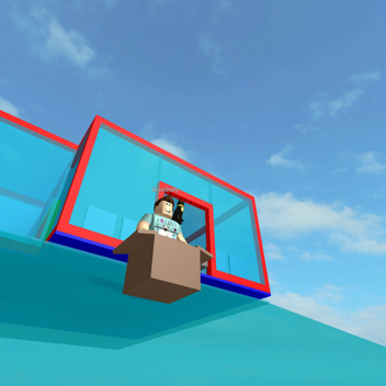 Slide Down A Slide In A BOX!
