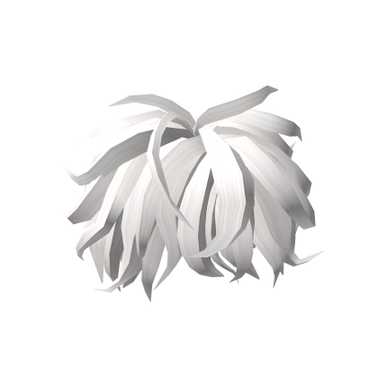 White Messy Hairstyle Roblox item