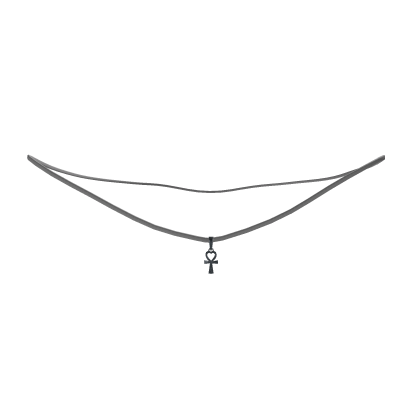 Mini Ankh heart pendant