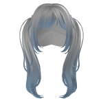 Blue and Platinum Ice Cream Hair
