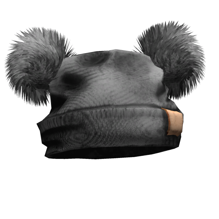 Y2K Double Fur Pom Beanie (Grey)