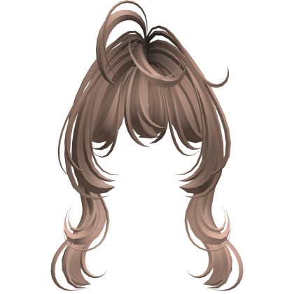 Anime Stylish Messy Girl Bangs (Milktea) Roblox item